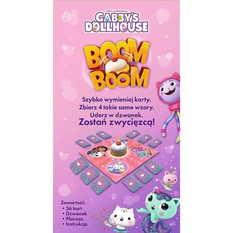 Gra Boom Boom Koci Domek Gabi (Gabbys Dollhouse) Trefl Gra Boom Boom Koci Domek Gabi (Gabbys Dollhouse) Trefl