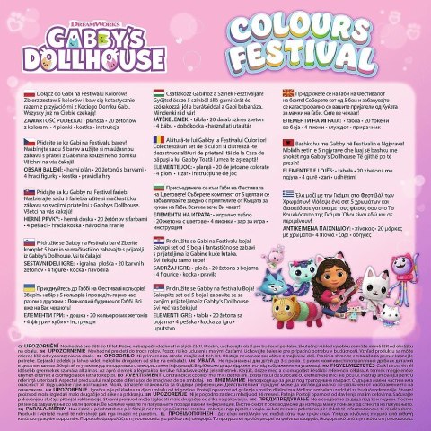 Gra Colours Festival Koci Domek Gabi (Gabbys Dollhouse) Trefl Gra Colours Festival Koci Domek Gabi (Gabbys Dollhouse) Trefl