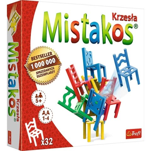 Gra Mistakos krzesła 4 osoby Trefl Gra Mistakos krzesła 4 osoby Trefl