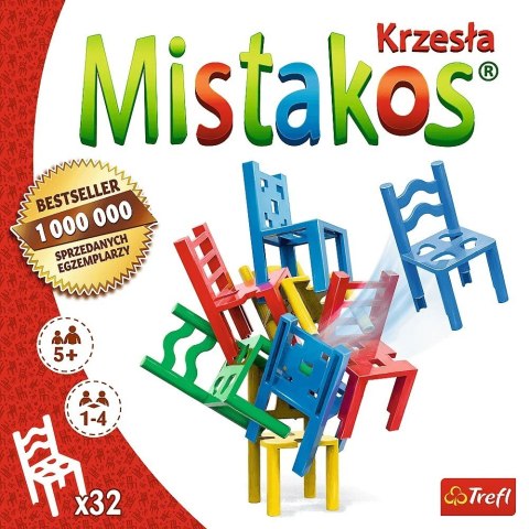 Gra Mistakos krzesła 4 osoby Trefl Gra Mistakos krzesła 4 osoby Trefl