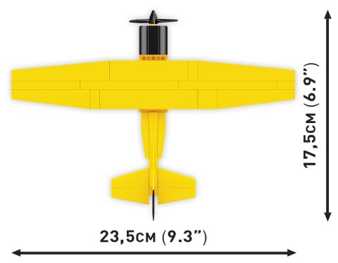 Klocki Cessna 172 Skyhawk 160 klocków żółty Cobi Klocki Klocki Cessna 172 Skyhawk 160 klocków żółty Cobi Klocki