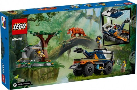 Klocki City 60426 Terenówka badacza dżungli LEGO Klocki City 60426 Terenówka badacza dżungli LEGO