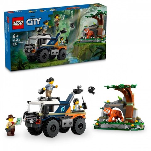 Klocki City 60426 Terenówka badacza dżungli LEGO Klocki City 60426 Terenówka badacza dżungli LEGO