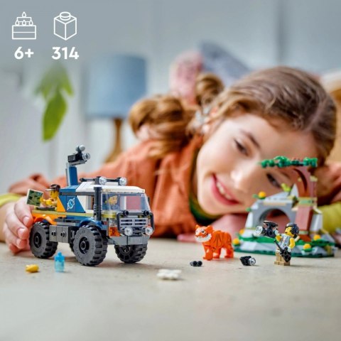 Klocki City 60426 Terenówka badacza dżungli LEGO Klocki City 60426 Terenówka badacza dżungli LEGO