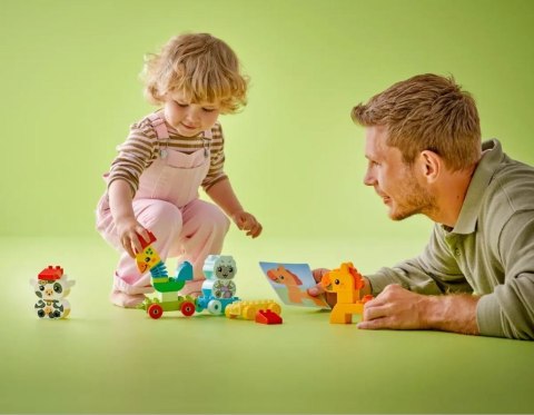 Klocki DUPLO 10412 Pociąg ze zwierzątkami LEGO Klocki DUPLO 10412 Pociąg ze zwierzątkami LEGO