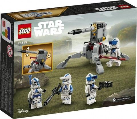Klocki Star Wars 75345 Zestaw bitewny - żołnierze-klony z 501. legionu LEGO Klocki Star Wars 75345 Zestaw bitewny - żołnierze-klony z 501. legionu LEGO