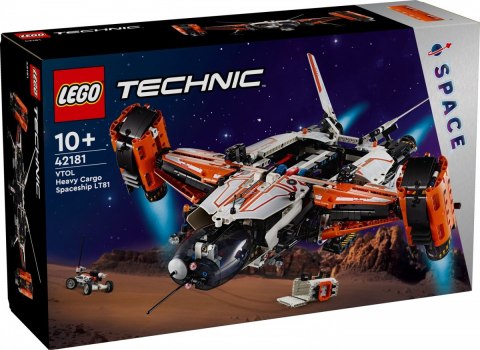 Klocki Technic 42181 Transportowy statek kosmiczny VTOL LT81 LEGO Klocki Technic 42181 Transportowy statek kosmiczny VTOL LT81 LEGO