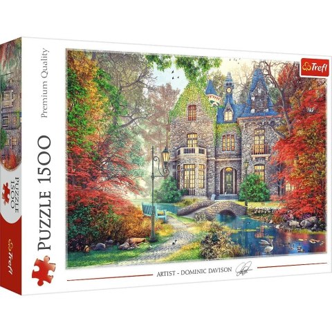 Puzzle 1500 elementów Jesienny Dworek Trefl Puzzle 1500 elementów Jesienny Dworek Trefl