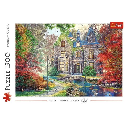 Puzzle 1500 elementów Jesienny Dworek Trefl Puzzle 1500 elementów Jesienny Dworek Trefl