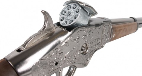 Gonher Metalowa strzelba kowbojska 8 naboi Pulio Gonher Metalowa strzelba kowbojska 8 naboi Pulio