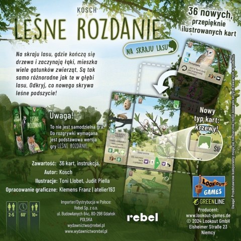Gra Leśne rozdanie: Na skraju lasu Rebel Gra Leśne rozdanie: Na skraju lasu Rebel