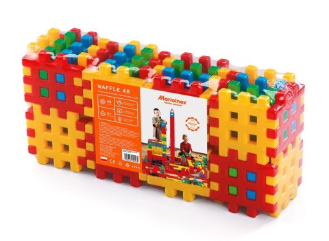 Klocki konstrukcyjne Waffle 48 Marioinex Klocki konstrukcyjne Waffle 48 Marioinex