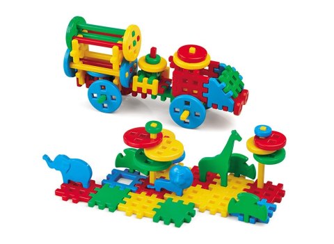Klocki konstrukcyjne Waffle Mix 100 Marioinex Klocki konstrukcyjne Waffle Mix 100 Marioinex