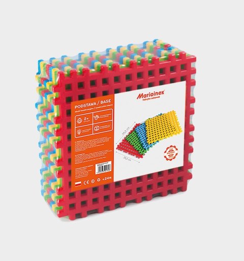 Klocki konstrukcyjne Waffle Podstawa 8 Marioinex Klocki konstrukcyjne Waffle Podstawa 8 Marioinex