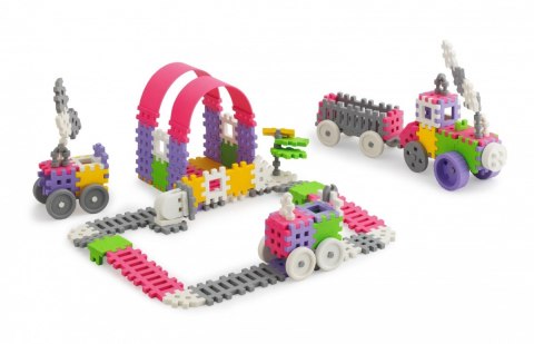 Klocki waffle mini 140 sztuk dziewczynka Marioinex Klocki waffle mini 140 sztuk dziewczynka Marioinex