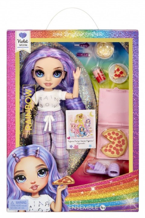 Lalka Rainbow High Junior PJ Party, Violet Purple MGA Lalka Rainbow High Junior PJ Party, Violet Purple MGA