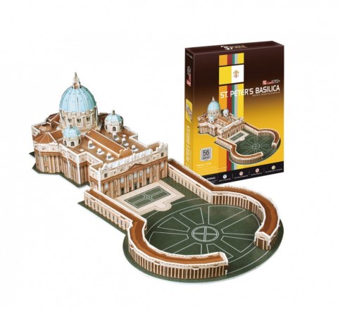 Puzzle 3D Bazylika Św.Piotra 56 elementów Cubic Fun Puzzle 3D Bazylika Św.Piotra 56 elementów Cubic Fun