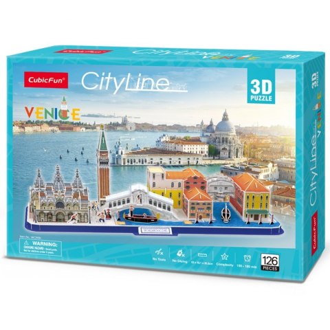 Puzzle 3D City Line Wenecja Cubic Fun Puzzle 3D City Line Wenecja Cubic Fun