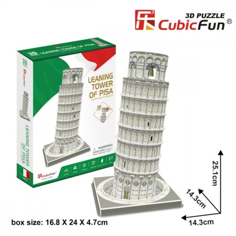 Puzzle 3D Krzywa Wieża w Pizie Cubic Fun Puzzle 3D Krzywa Wieża w Pizie Cubic Fun