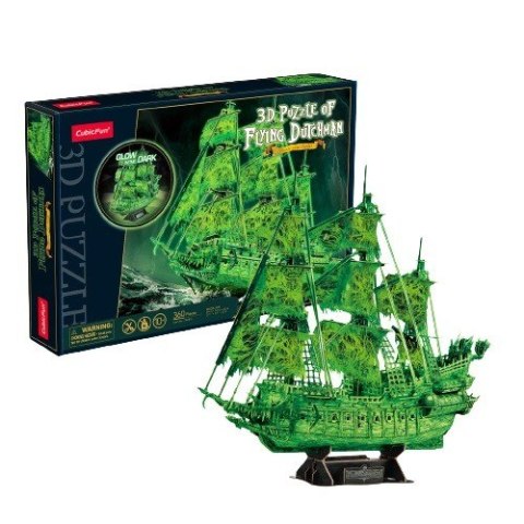 Puzzle 3D Latający Holender świecący w ciemności Cubic Fun Puzzle 3D Latający Holender świecący w ciemności Cubic Fun