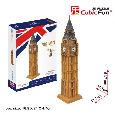 Puzzle 3D Zegar Big Ben Cubic Fun Puzzle 3D Zegar Big Ben Cubic Fun