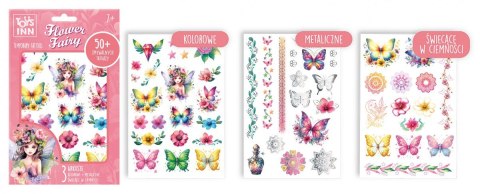 Tatuaże Flower Fairy Bellisa różowy Stnux Tatuaże Flower Fairy Bellisa różowy Stnux