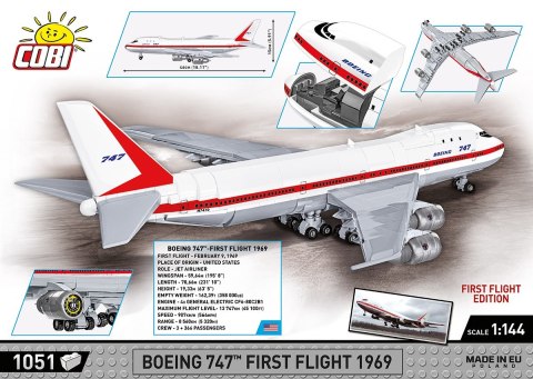 Klocki Boeing 747 First Flight 1969 Cobi Klocki Klocki Boeing 747 First Flight 1969 Cobi Klocki