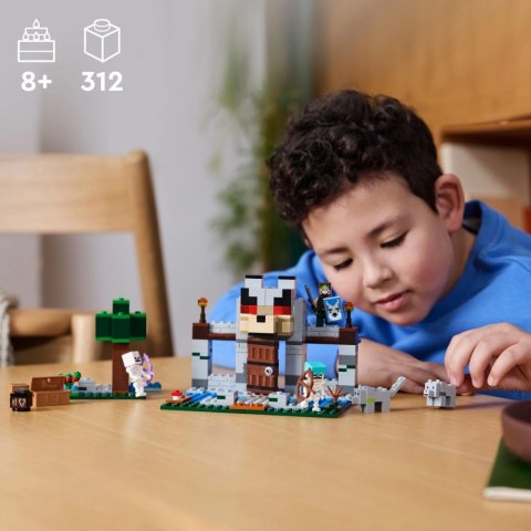 Klocki Minecraft 21261 Wilcza twierdza LEGO Klocki Minecraft 21261 Wilcza twierdza LEGO