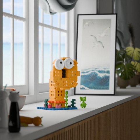 Klocki Mini Waffle - Diplodok i morska syrena 60 elementów Marioinex Klocki Mini Waffle - Diplodok i morska syrena 60 elementów Marioinex