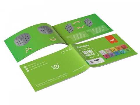 Klocki Mini Waffle Edu - Kostki matematyczne 60 elementów Marioinex Klocki Mini Waffle Edu - Kostki matematyczne 60 elementów Marioinex