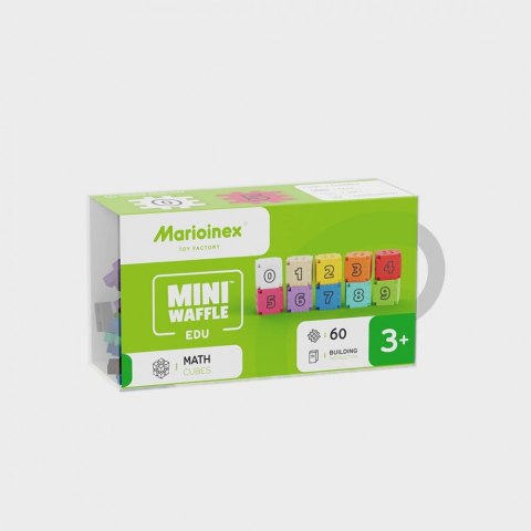 Klocki Mini Waffle Edu - Kostki matematyczne 60 elementów Marioinex Klocki Mini Waffle Edu - Kostki matematyczne 60 elementów Marioinex