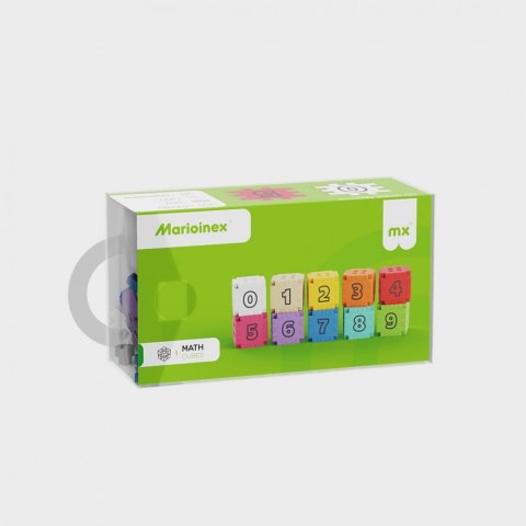 Klocki Mini Waffle Edu - Kostki matematyczne 60 elementów Marioinex Klocki Mini Waffle Edu - Kostki matematyczne 60 elementów Marioinex