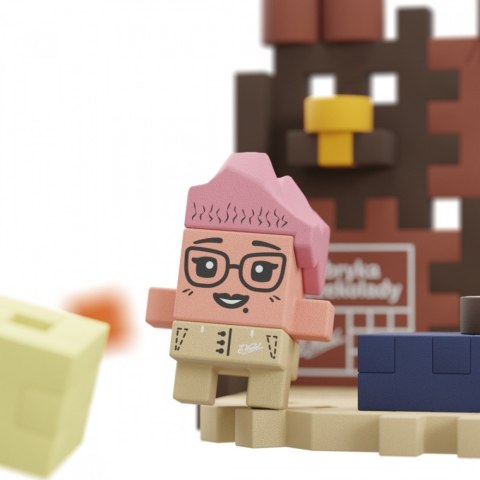 Klocki Mini Waffle Wedel - Mała fabryka czekolady 100 elementów Marioinex Klocki Mini Waffle Wedel - Mała fabryka czekolady 100 elementów Marioinex