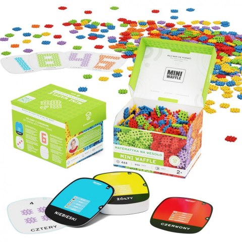 Klocki Waffle mini - Matematyka na wesoło 444 elementów Marioinex Klocki Waffle mini - Matematyka na wesoło 444 elementów Marioinex
