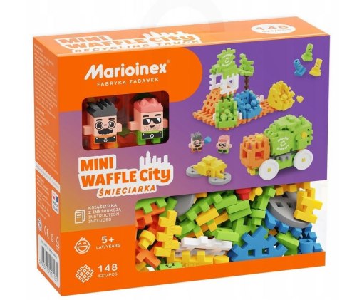 Klocki Waffle mini - Śmieciarka 148 elementów Marioinex Klocki Waffle mini - Śmieciarka 148 elementów Marioinex