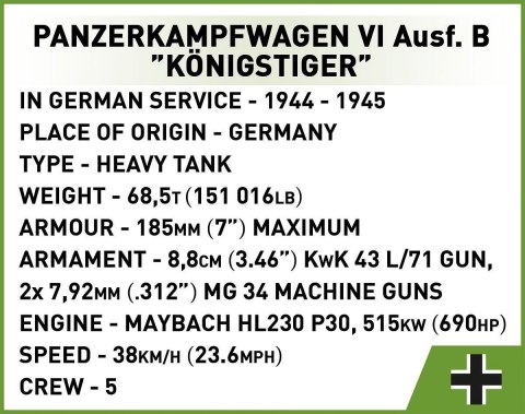 Panzer VI Ausf. B Königstiger Cobi Klocki Panzer VI Ausf. B Königstiger Cobi Klocki