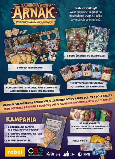 Gra Zaginiona Wyspa Arnak Poszukiwania Ekspedycji Rebel Gra Zaginiona Wyspa Arnak Poszukiwania Ekspedycji Rebel