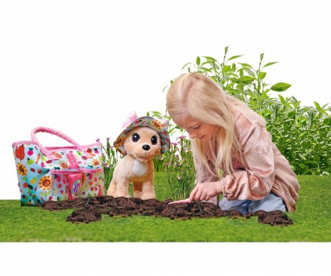 Maskotka Piesek Chi Chi Love Szczęśliwa ogrodniczka Simba Maskotka Piesek Chi Chi Love Szczęśliwa ogrodniczka Simba