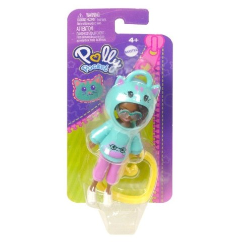Figurka Polly Pocket zawieszka Kotek Mattel Figurka Polly Pocket zawieszka Kotek Mattel