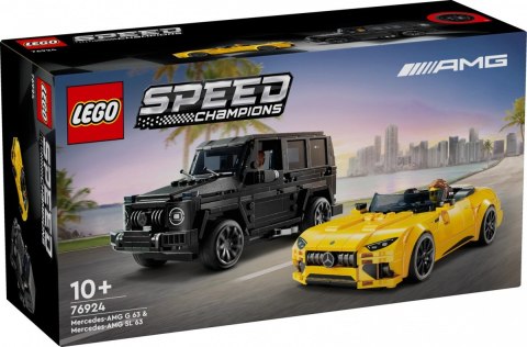Klocki Speed Champions 76924 Mercedes-AMG G 63 i Mercedes-AMG SL 63 LEGO Klocki Speed Champions 76924 Mercedes-AMG G 63 i Mercedes-AMG SL 63 LEGO