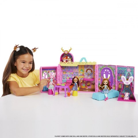 Lalka Enchantimals Domek przyjaźni z meblami i akcesoriami Mattel Lalka Enchantimals Domek przyjaźni z meblami i akcesoriami Mattel
