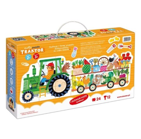 Moto puzzle - Traktor CzuCzu Moto puzzle - Traktor CzuCzu