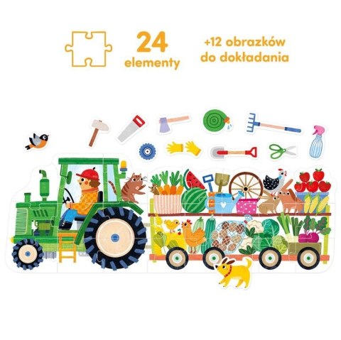 Moto puzzle - Traktor CzuCzu Moto puzzle - Traktor CzuCzu