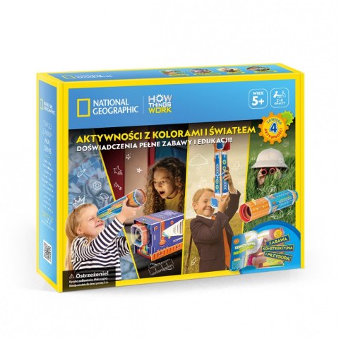 Puzzle 3D Zestaw z kolorami i światłem Cubic Fun Puzzle 3D Zestaw z kolorami i światłem Cubic Fun