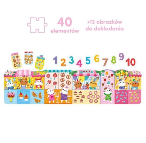 Puzzle Cyfry Króliczki CzuCzu Puzzle Cyfry Króliczki CzuCzu