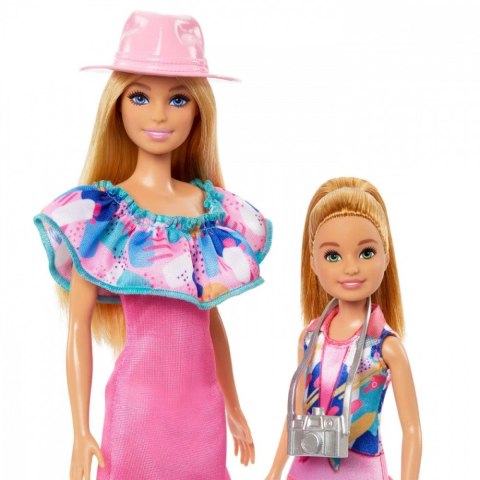 Zestaw lalek Barbie i Stacie z pieskami Mattel Zestaw lalek Barbie i Stacie z pieskami Mattel