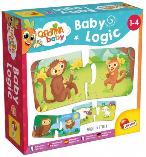 Gra Carotina Baby Logic Mamy i ich dzieci Lisciani Gra Carotina Baby Logic Mamy i ich dzieci Lisciani