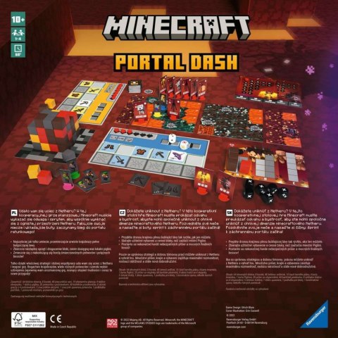 Gra planszowa Minecraft Portal Dash Ravensburger Polska Gra planszowa Minecraft Portal Dash Ravensburger Polska