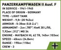 Klocki Czołg Panzerkampfwagen II 813 klocków Cobi Klocki