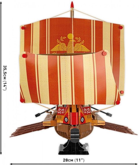 Klocki Imperium Romanum - Okręt wojenny 1810 klocków Cobi Klocki Klocki Imperium Romanum - Okręt wojenny 1810 klocków Cobi Klocki